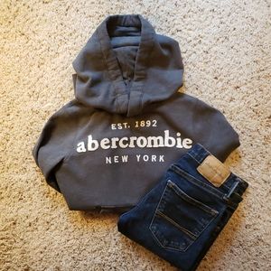 Abercrombie Kids Sweatshirt and Super Skinny Jeans